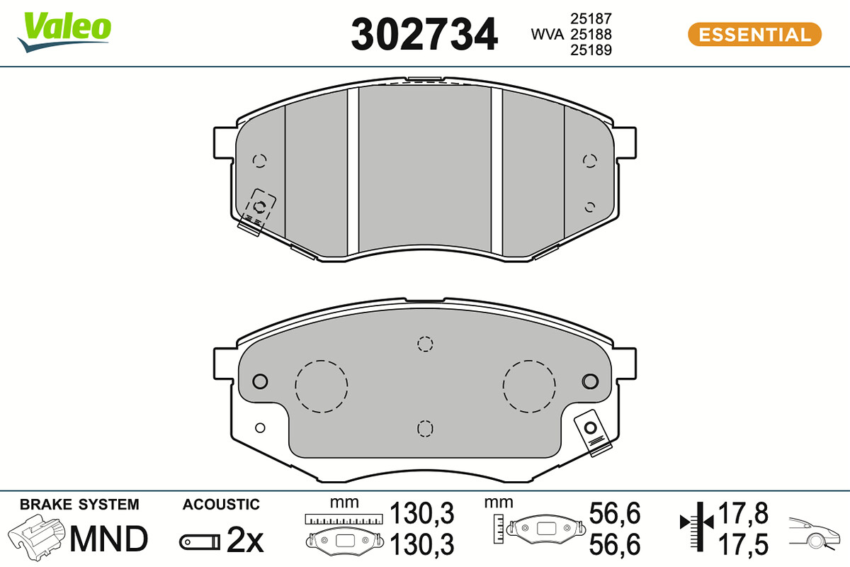 BRAKE PADS FIRST HYUNDAI IX20 FR